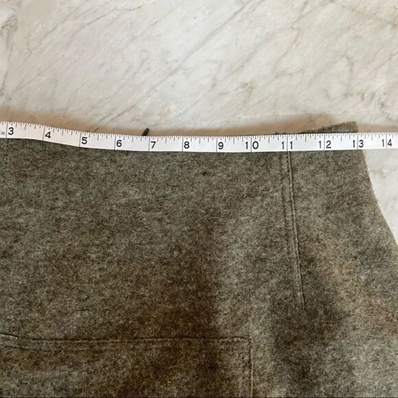 Country line green wool blend mini skirt dize 36 or S NWOT - Picture 4 of 5